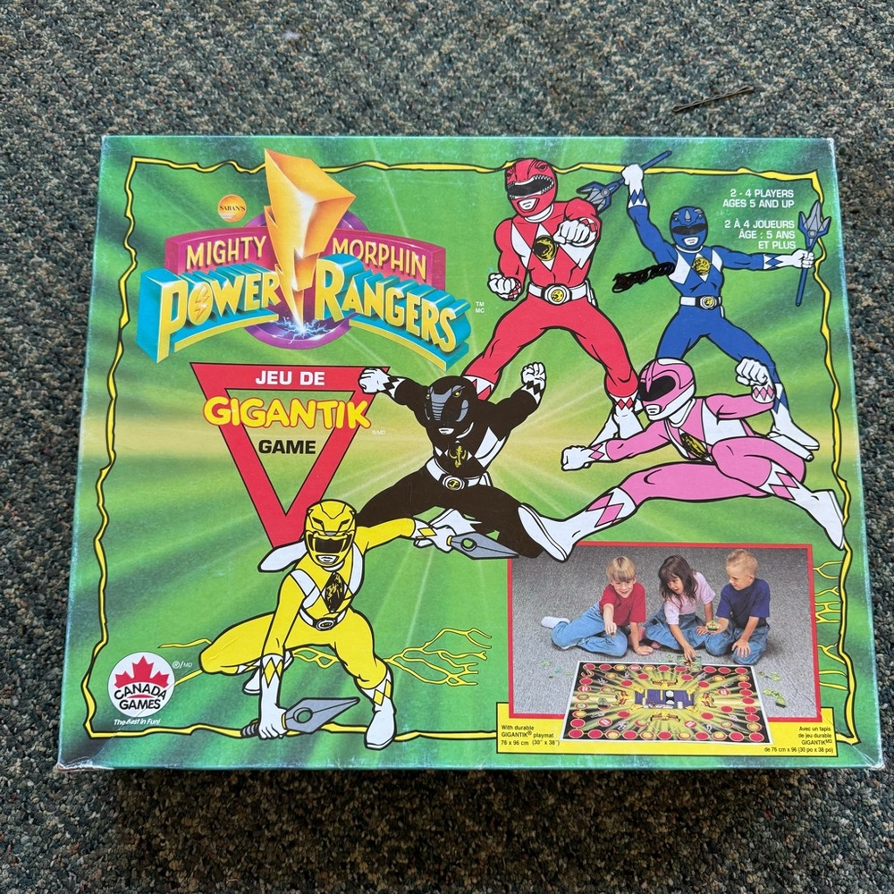 Vintage Power Rangers Game